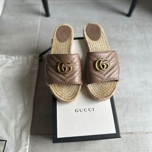 Women's GG matelassé  sandal